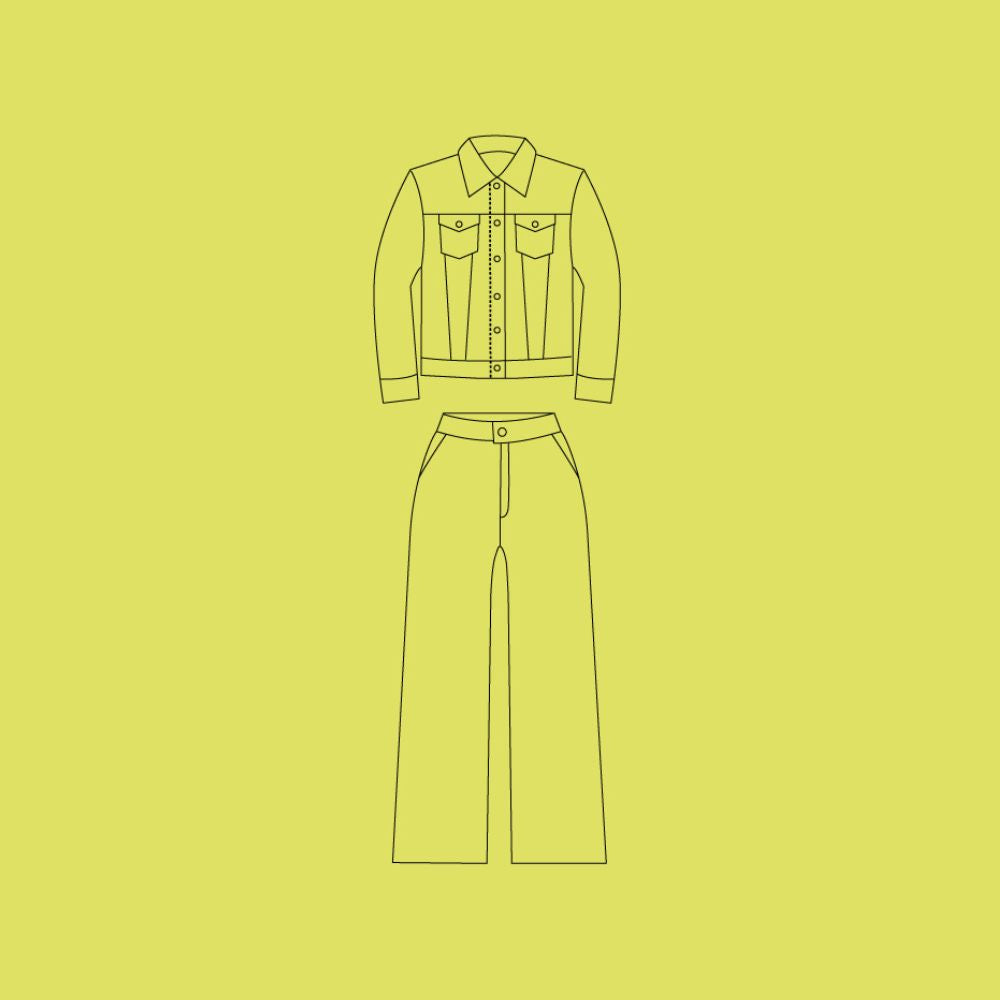 Chaqueta Clásica + Pantalón con Elástico