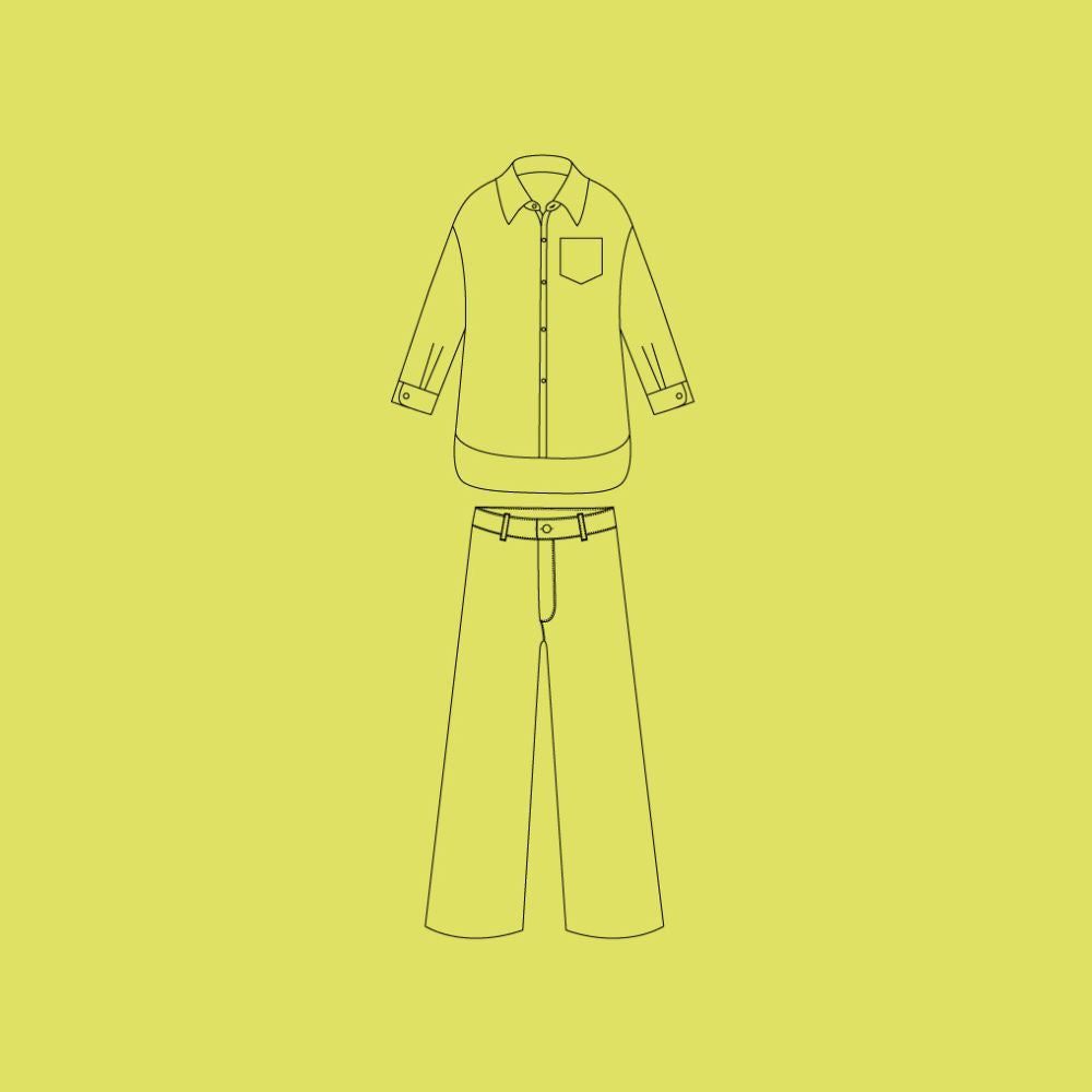 Chaqueta Oversize + Pantalón Wideleg
