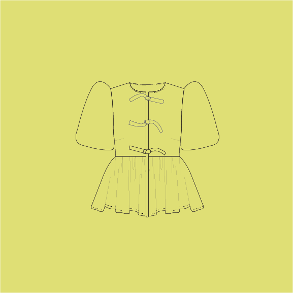 Blusa Manga Globo