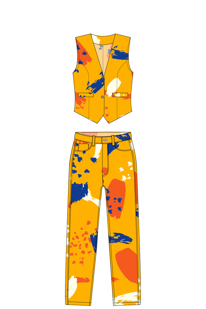 Set Messy Yellow