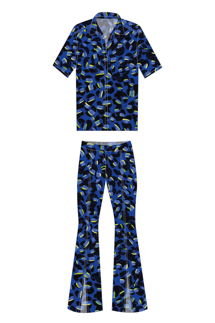 Set Coral in Blue