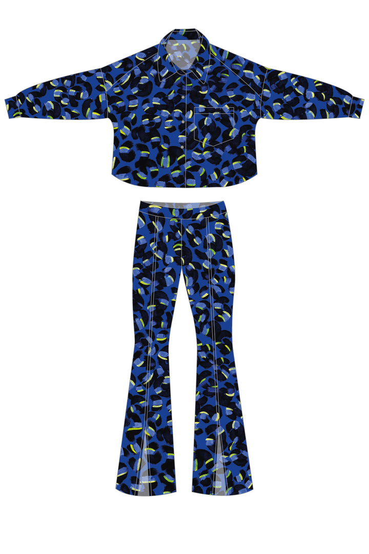 Set Coral in Blue