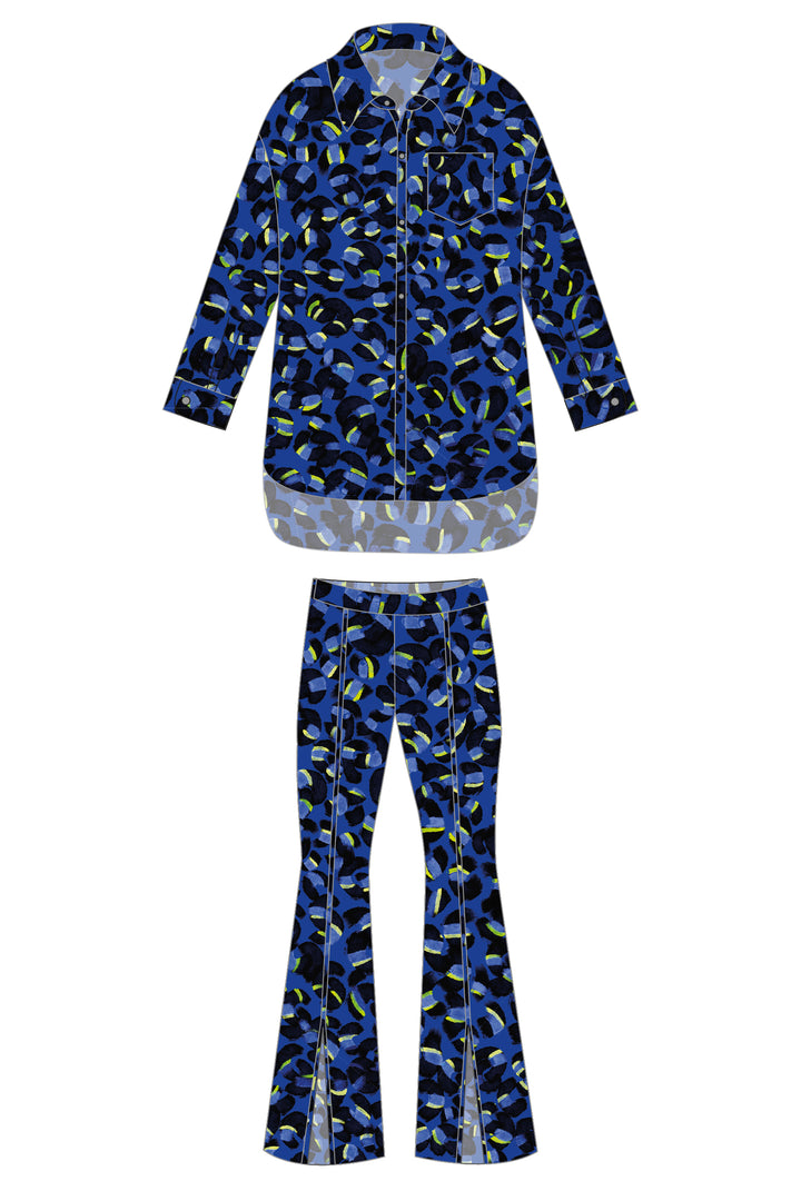 Set Coral in Blue