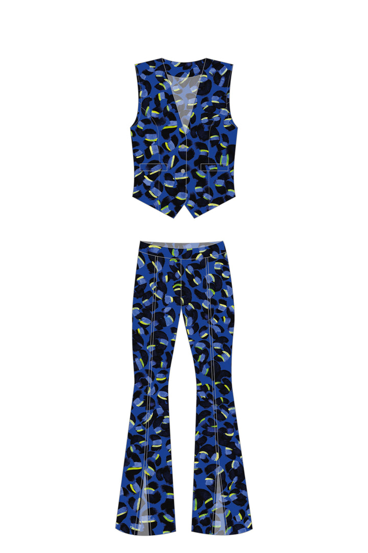 Set Coral in Blue
