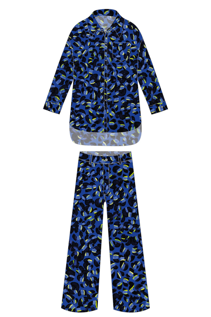 Set Coral in Blue