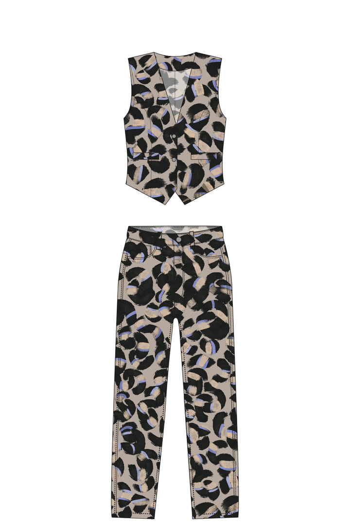 Set Coral in Beige