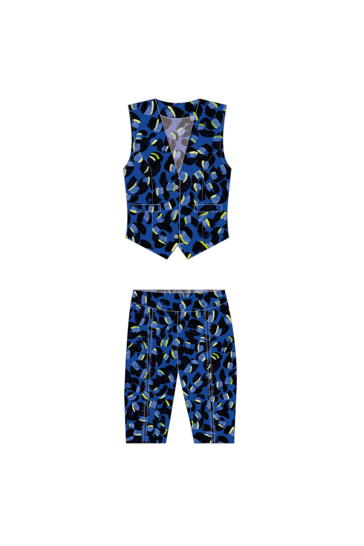 Set Coral in Blue