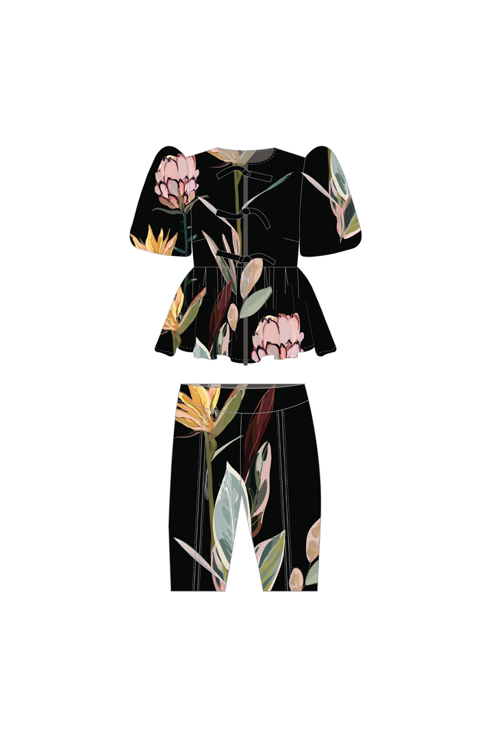 Set Tropical Black