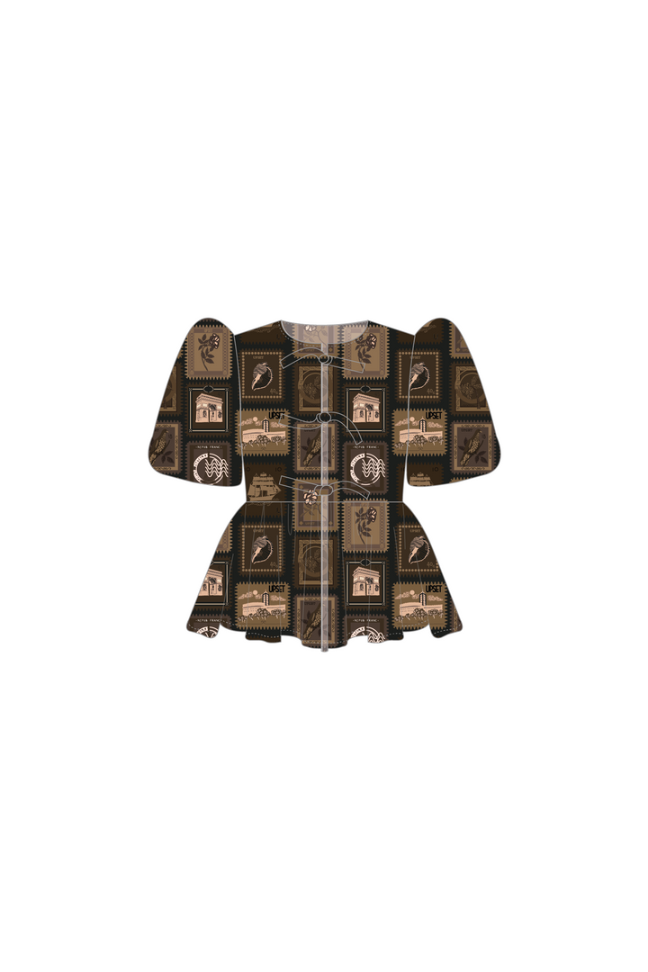 Blusa Manga Globo