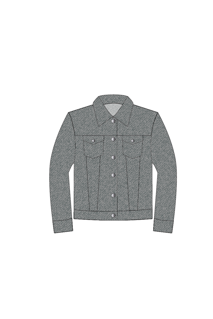 Chaqueta Oversize Lino Grey