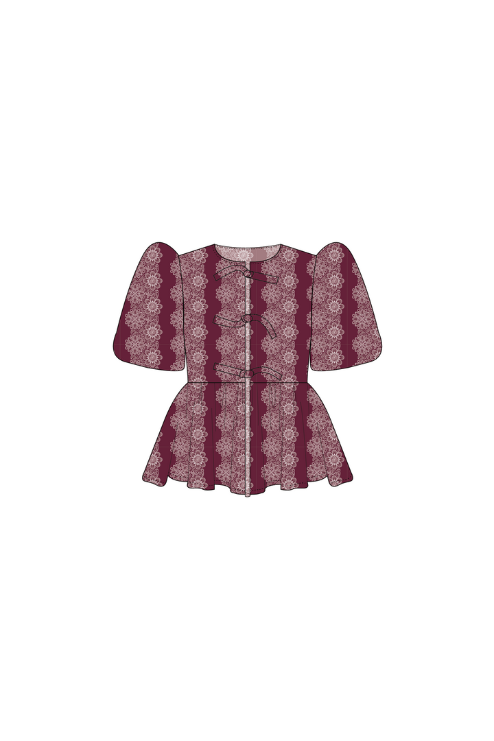 Blusa Manga Globo