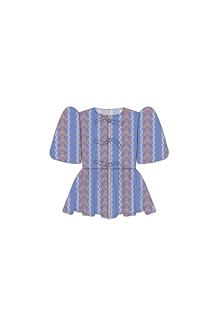 Blusa Manga Globo
