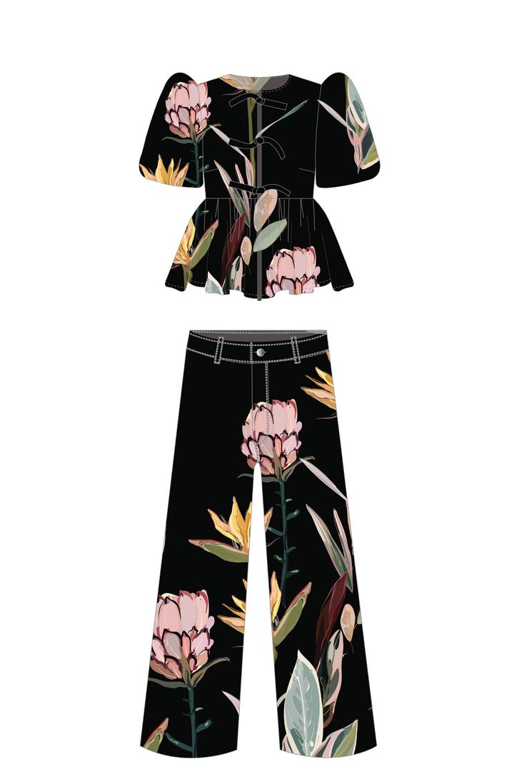 Set Tropical Black