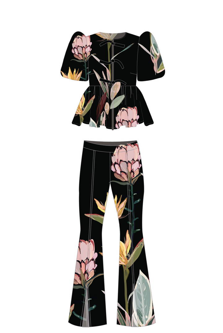 Set Tropical Black