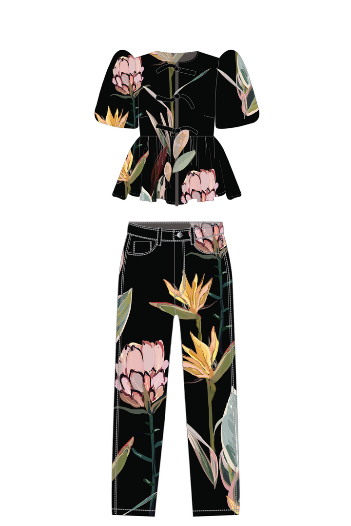 Set Tropical Black