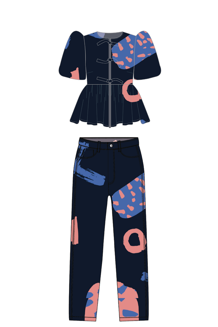 Set Xoxo Blue
