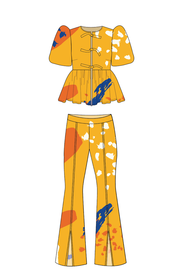 Set Messy Yellow