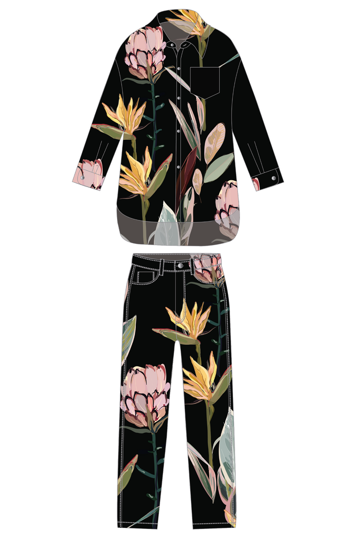 Set Tropical Black