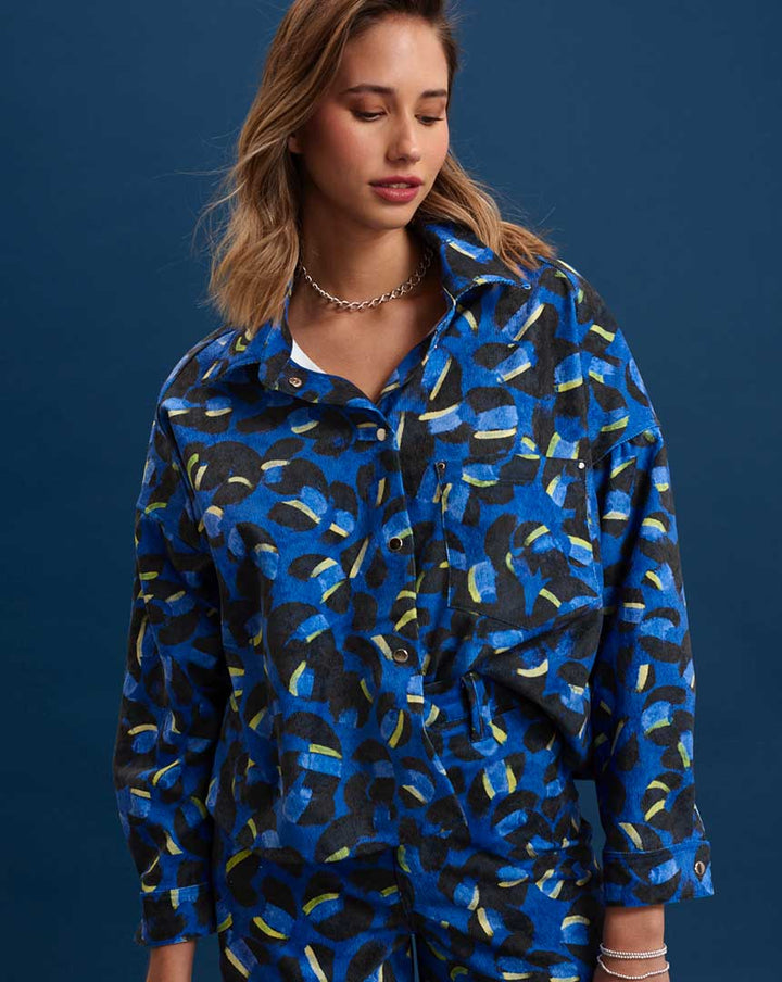 Set Coral in Blue
