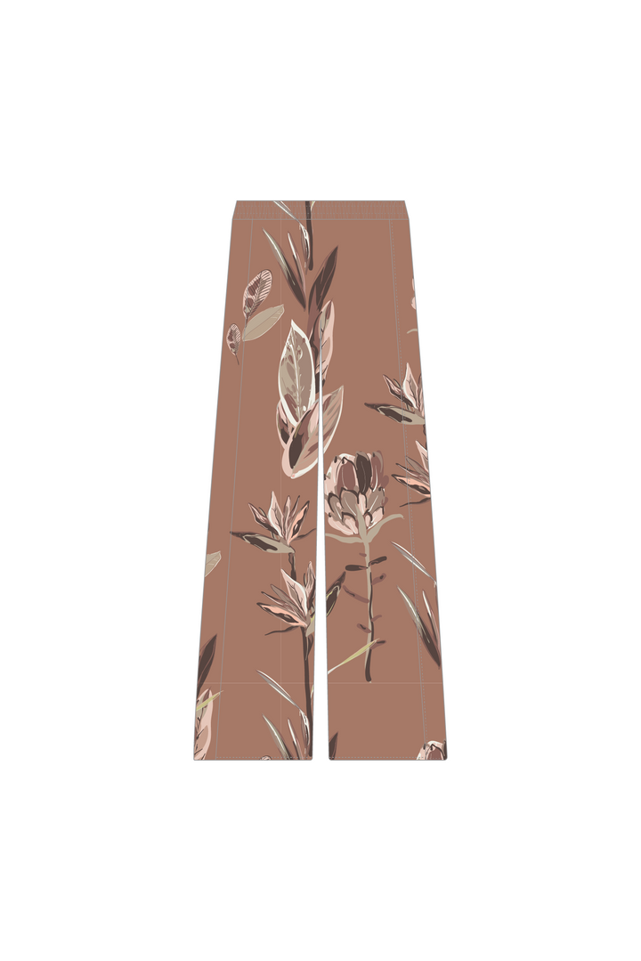 Pantalón Satinado Tropical Mocha