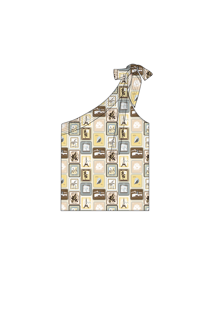 Blusa un hombro Le Champagne Tour
