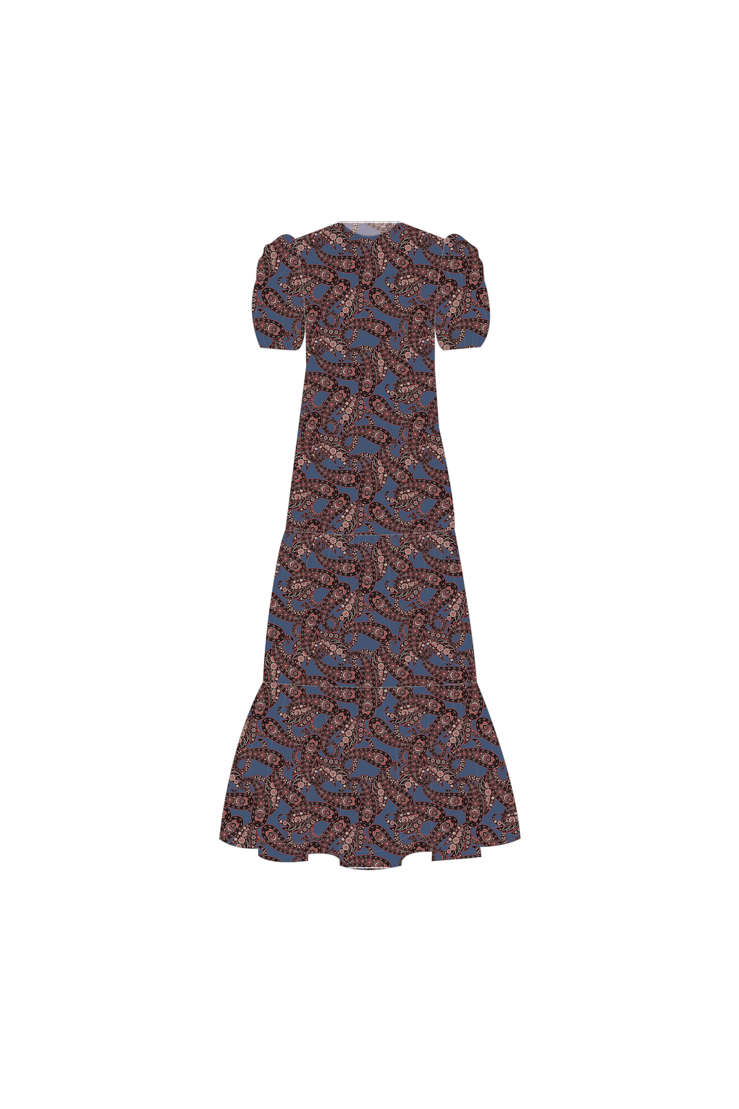 Vestido Manga Corta
