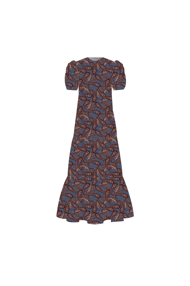 Vestido Manga Corta