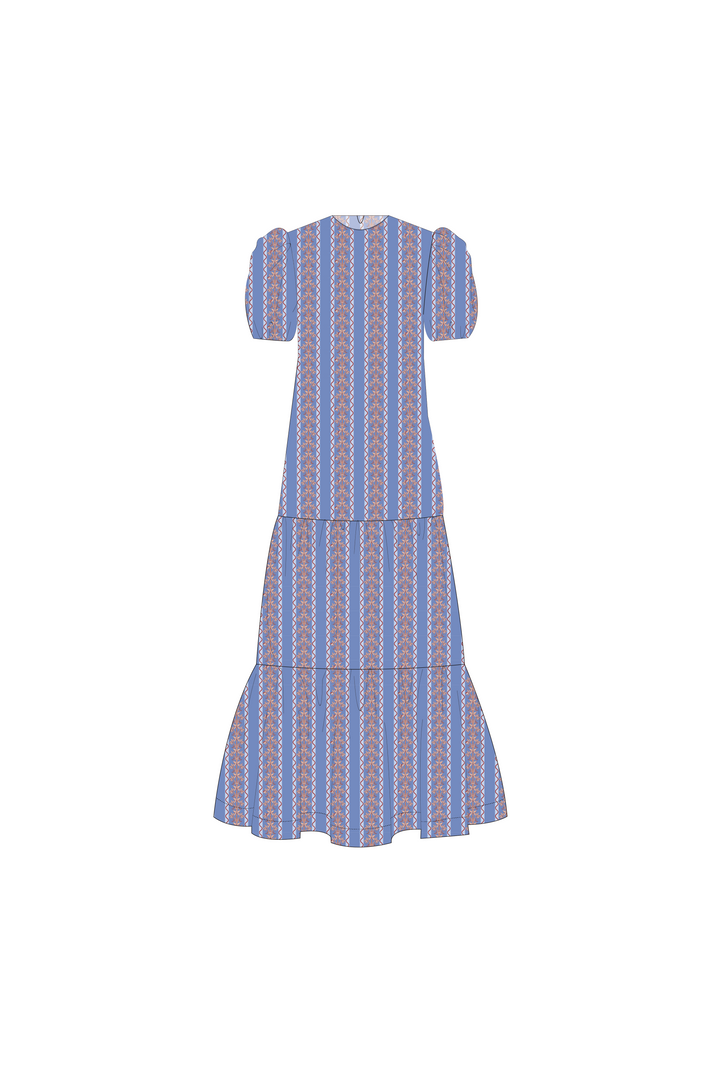 Vestido Manga Corta