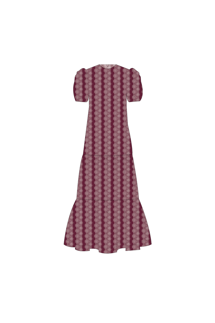 Vestido Manga Corta
