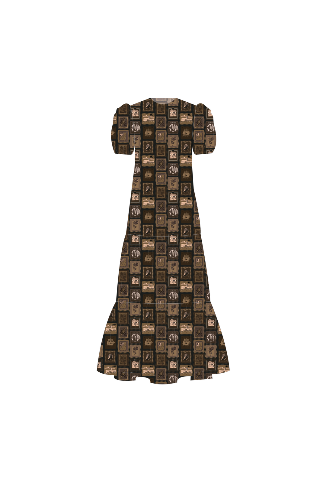 Vestido Manga Corta