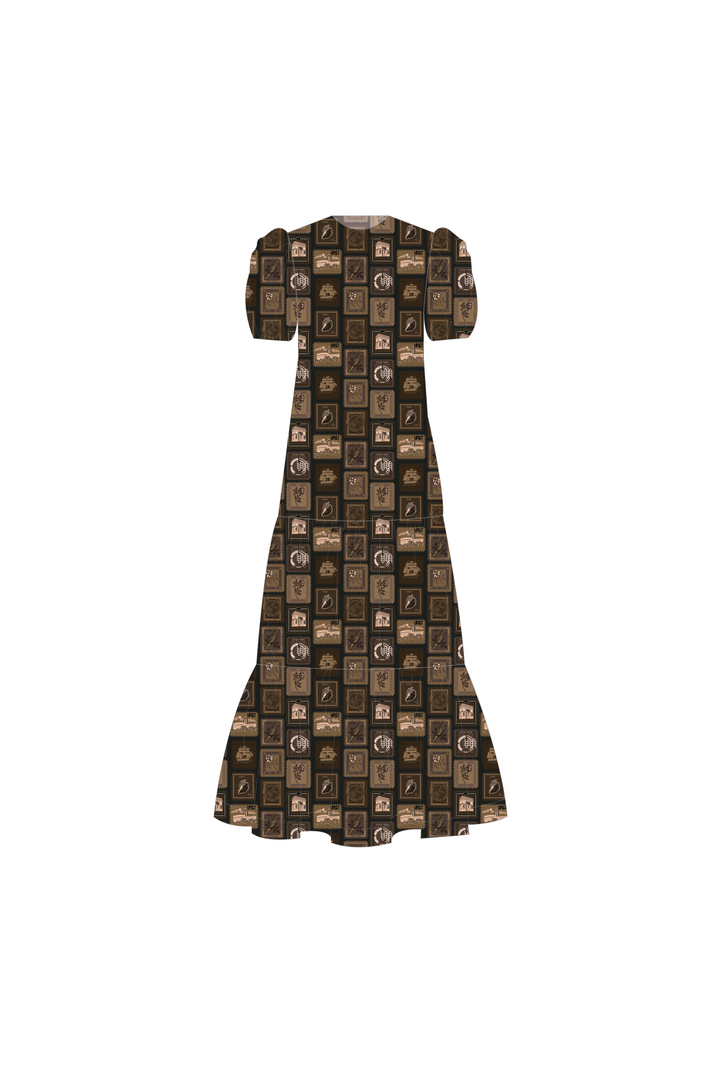 Vestido Manga Corta