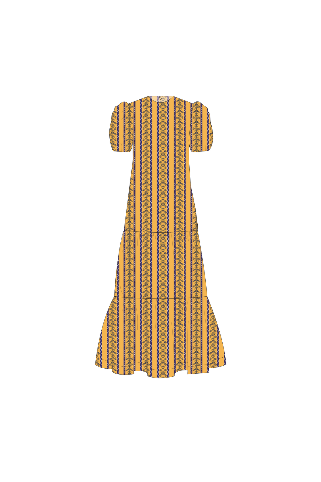 Vestido Manga Corta