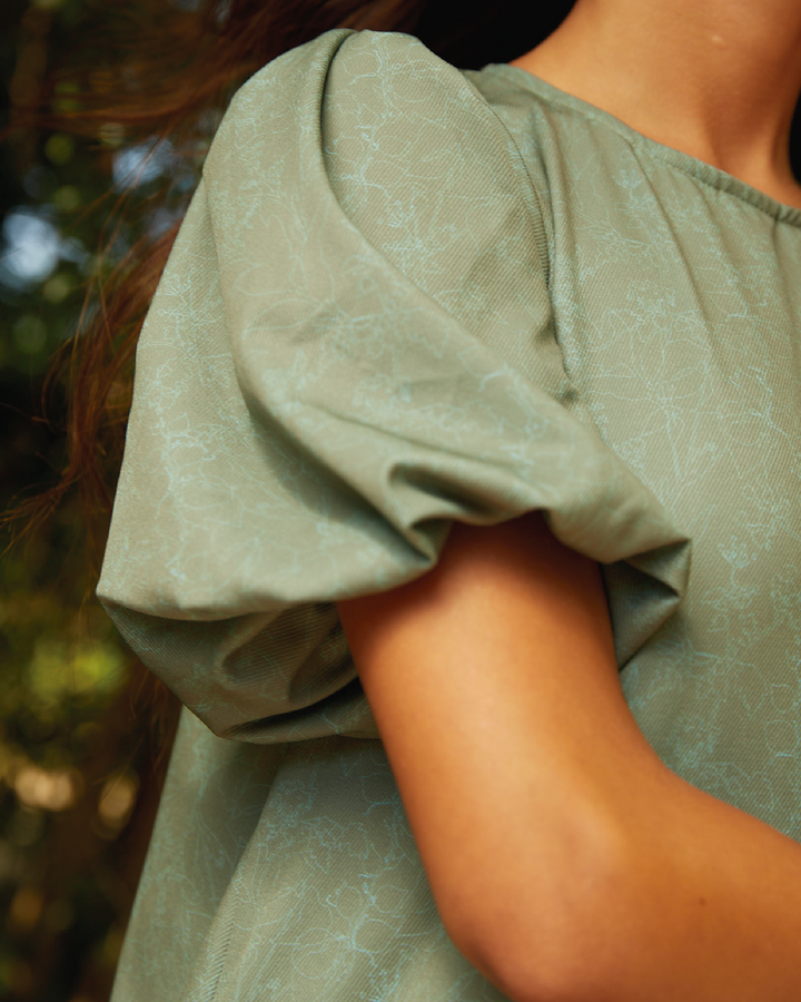 Vestido Manga Corta