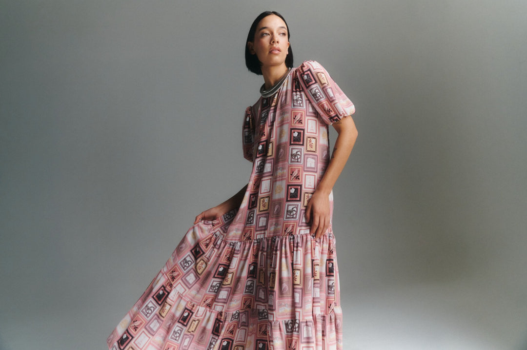Vestido Manga Corta Pink Lady Tour