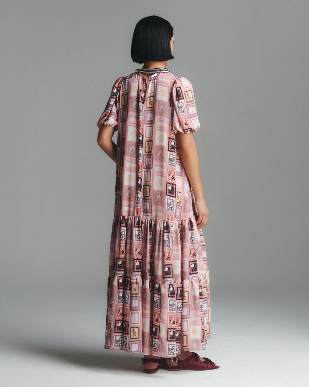 Vestido Manga Corta Pink Lady Tour