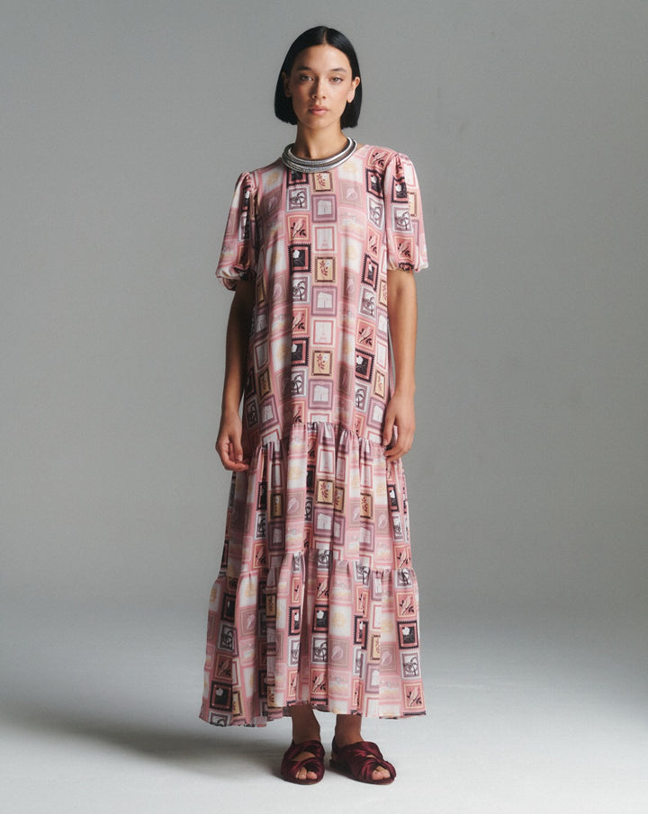Vestido Manga Corta Pink Lady Tour