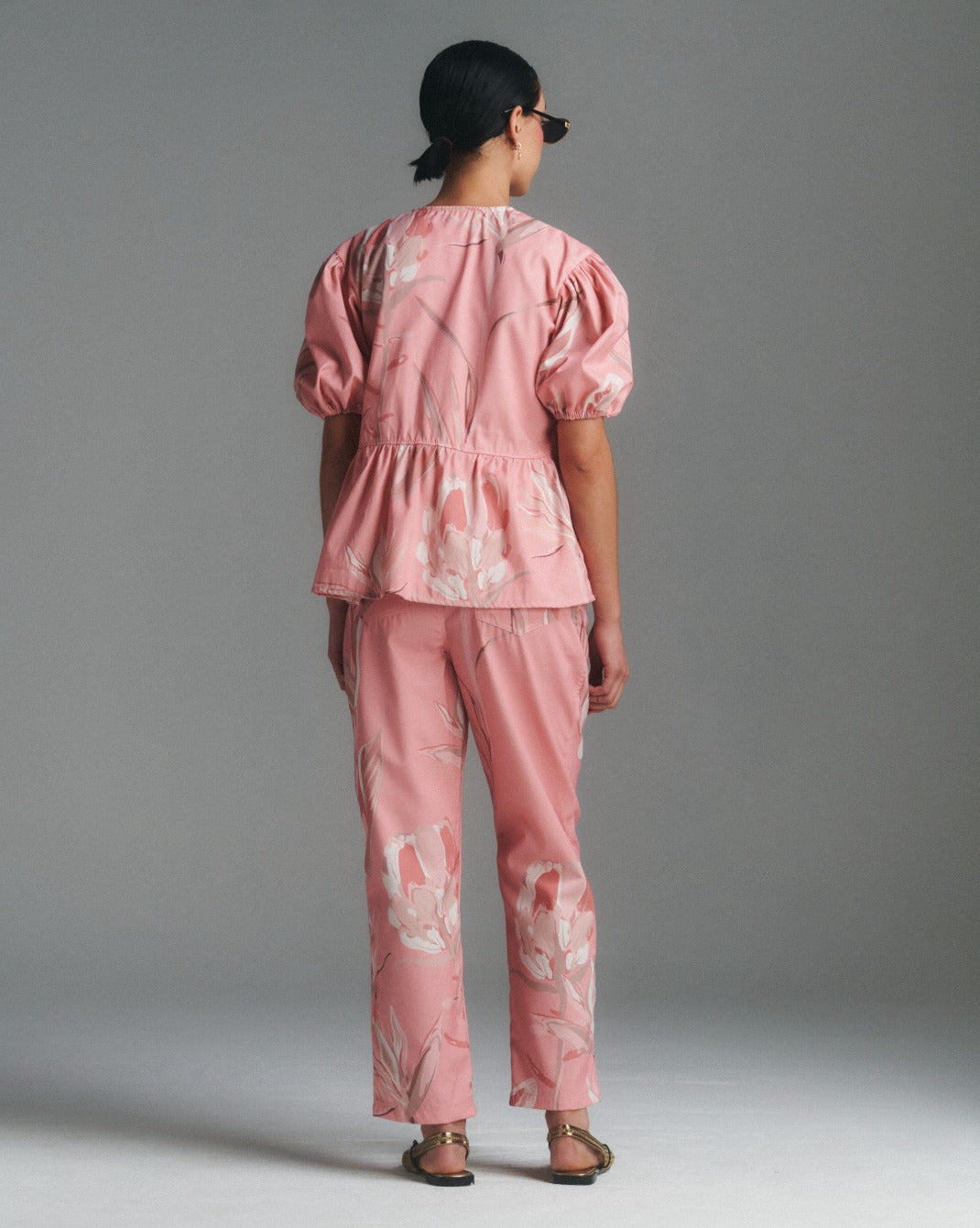 Pantalón Recto Tropical Pink