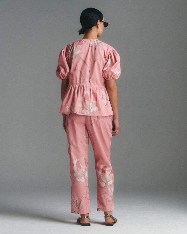 Pantalón Recto Tropical Pink