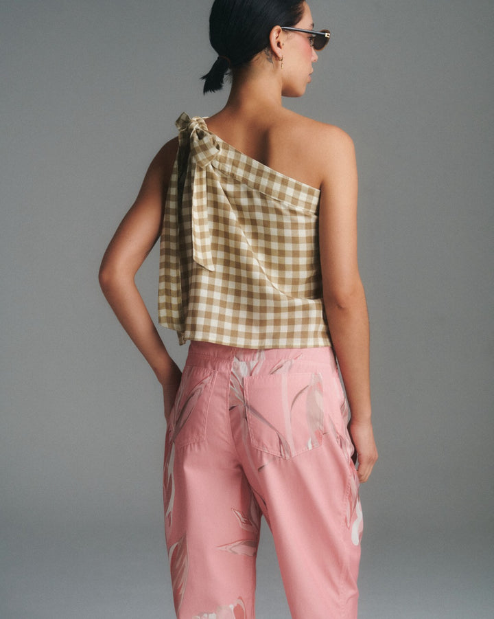 Pantalón Recto Tropical Pink
