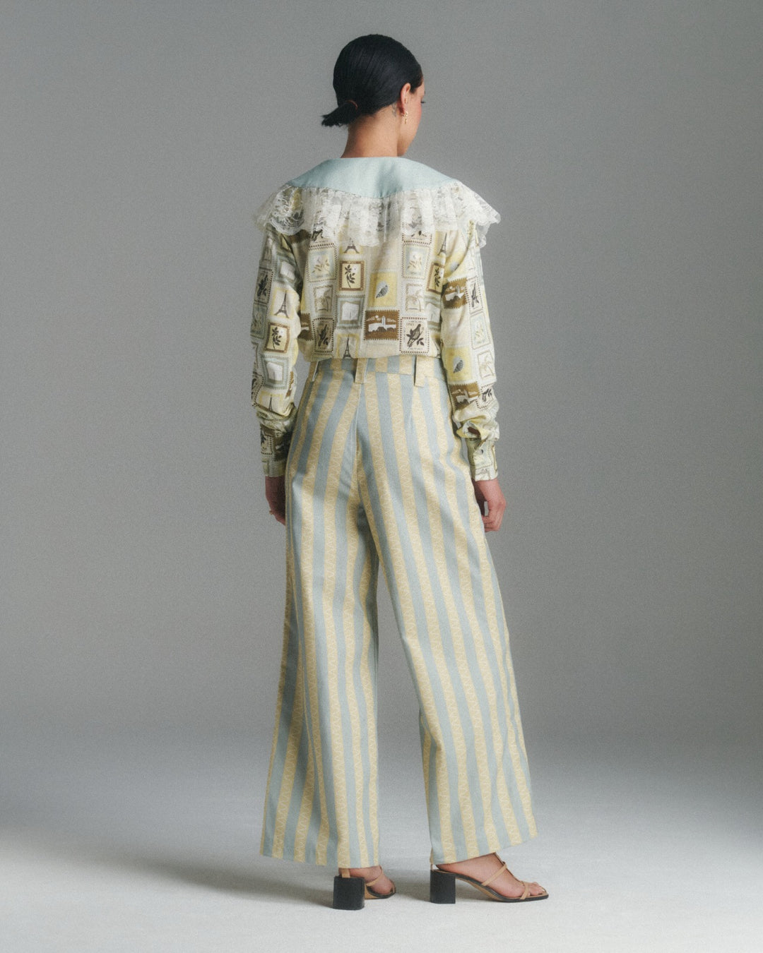 Pantalón Wideleg Stripes One