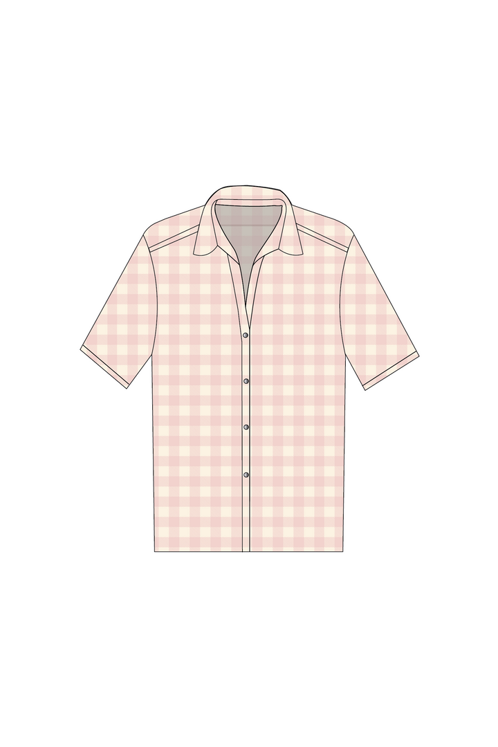 Camisa Manga Corta Rose And Chess