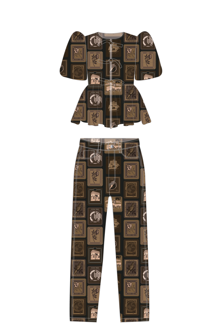 Set Chocolate Travel Postage