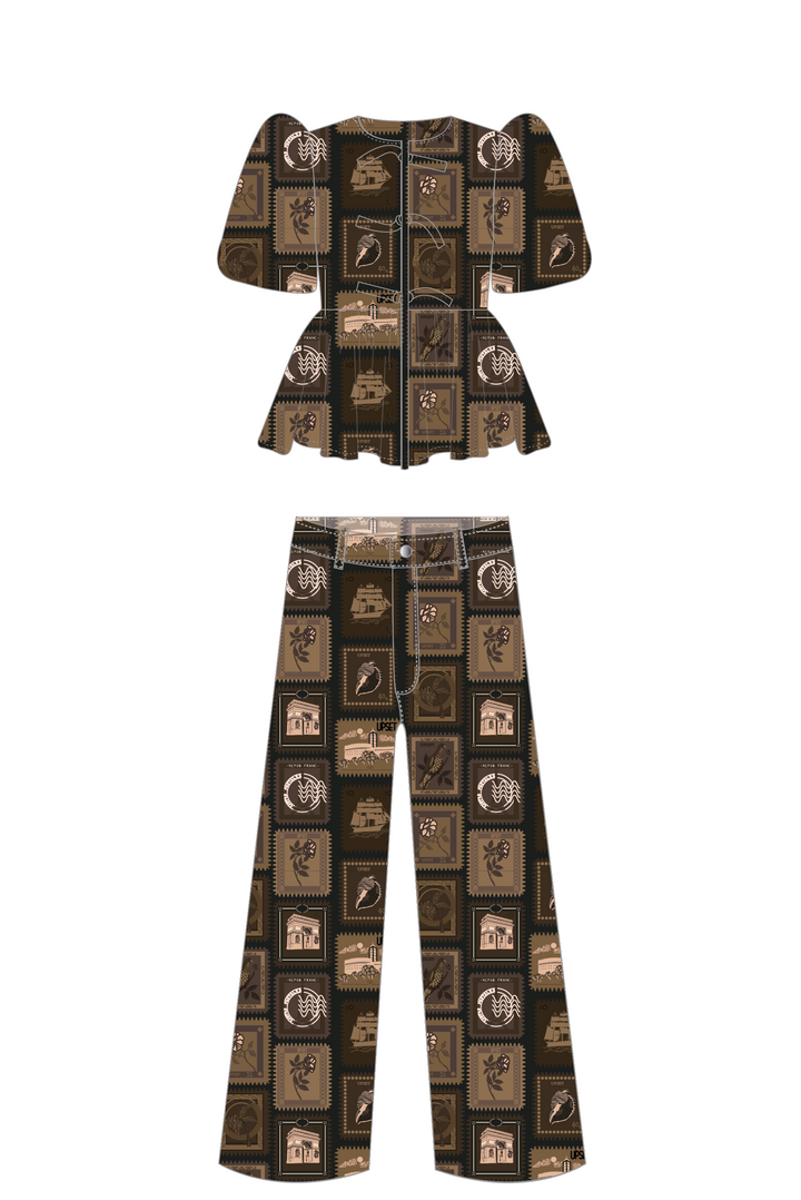 Set Chocolate Travel Postage