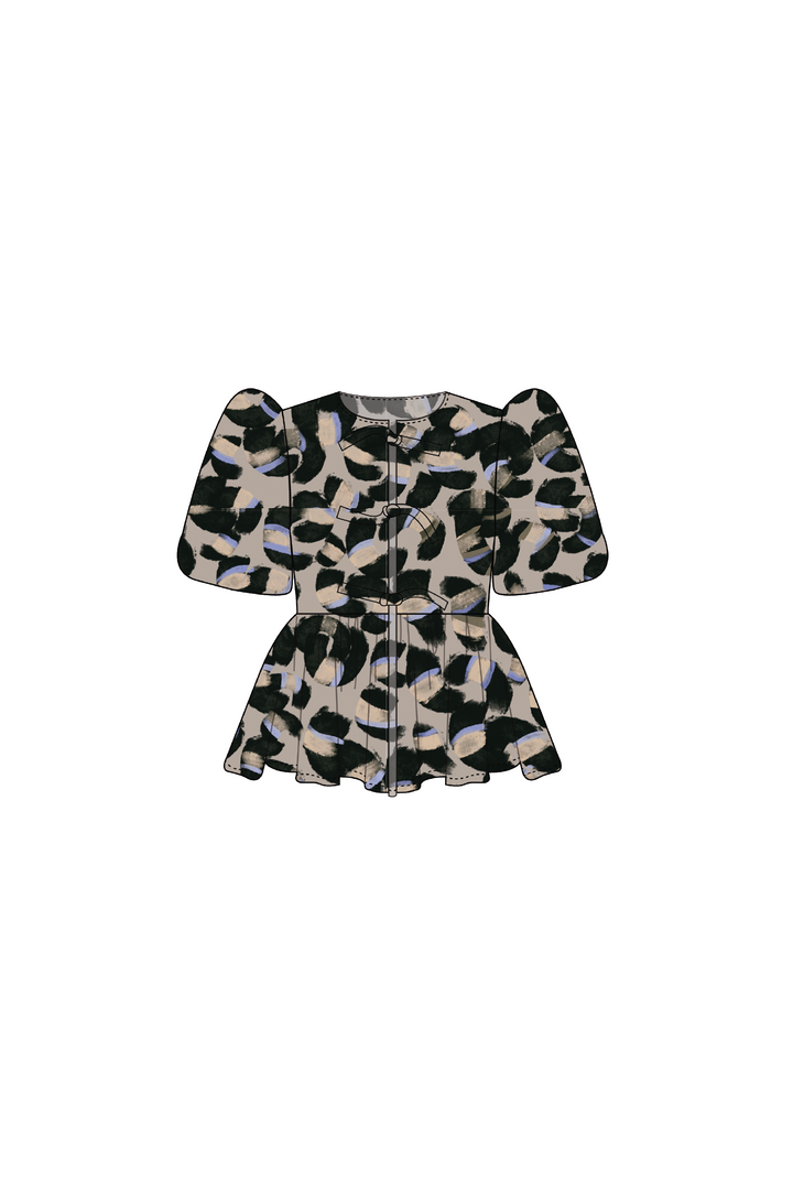 Blusa Manga Globo