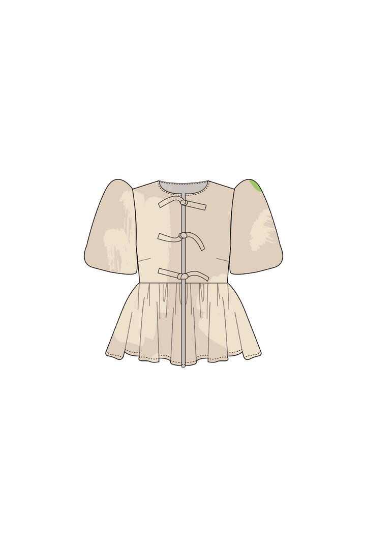 Blusa Manga Globo