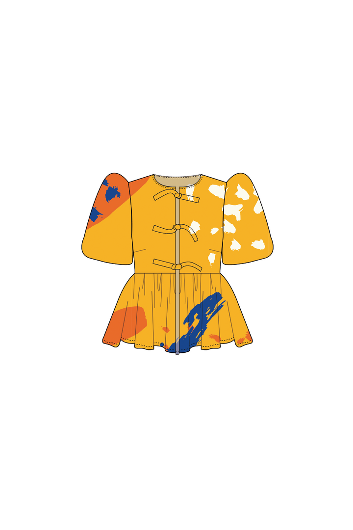 Blusa Manga Globo