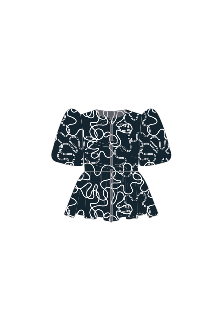 Blusa Manga Globo