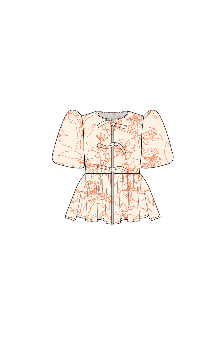 Blusa Manga Globo