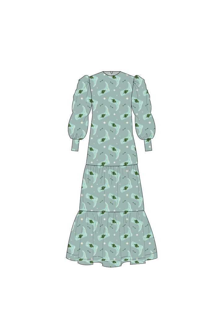 Vestido Manga Larga