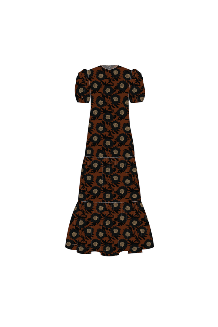 Vestido Manga Corta